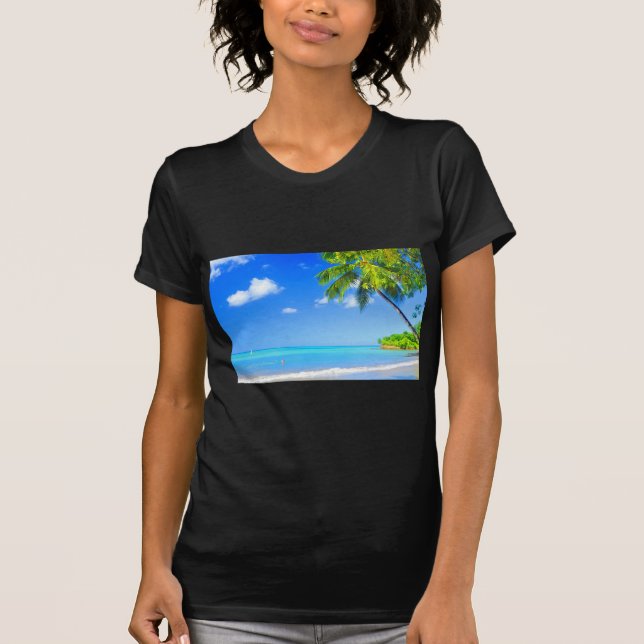 Camiseta Isla tropical (Anverso)