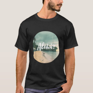 Camiseta Isla Tropical Aloha Beach Retro Hawái