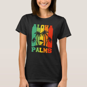 Camiseta Isla Tropical con collar de flores de Hawaii