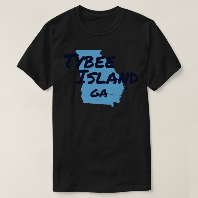 Camiseta Isla Tybee GA TShirt (Diseño del anverso)