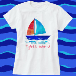Camiseta Isla Tybee - Georgia Vacaciones Acuáticas