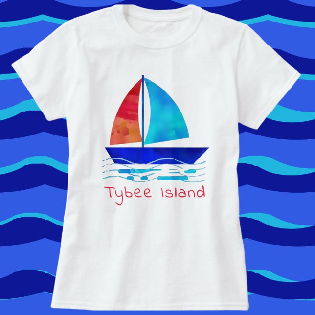 Camiseta Isla Tybee - Georgia Vacaciones Acuáticas (Subido por el creador)