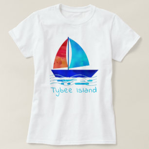 Camiseta Isla Tybee - Georgia Vacaciones Acuáticas
