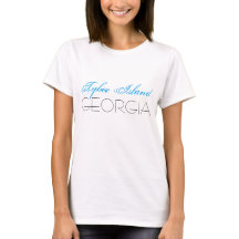 Isla Tybee personalizable de Georgia azul y negro