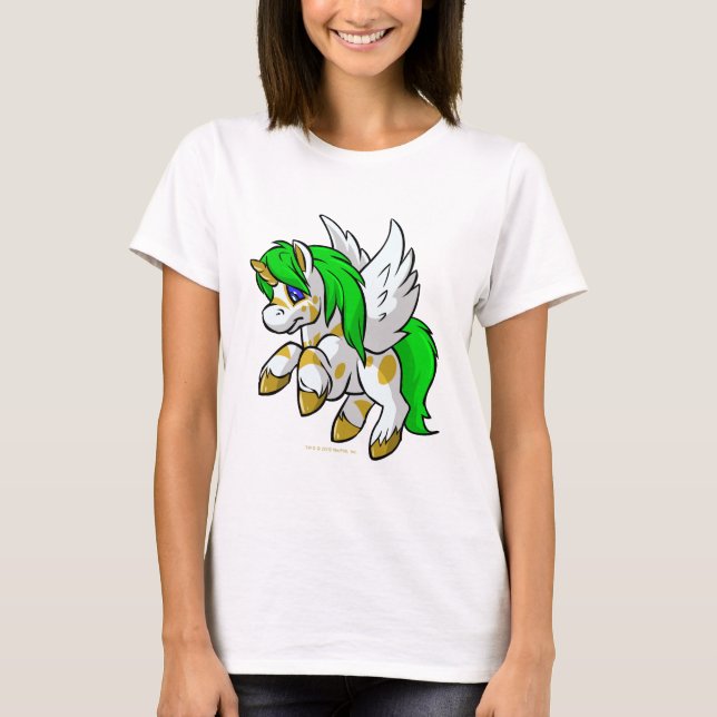 Camiseta Isla Uni que vuela sobre la isla del misterio (Anverso)