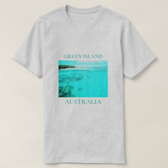 Camiseta Isla Verde Queensland Australia (Diseño del anverso)