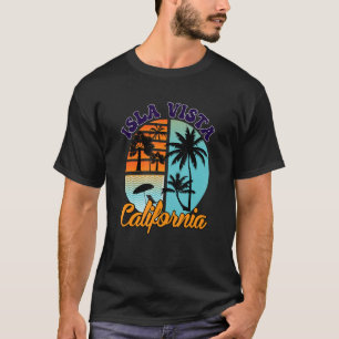 Camiseta Isla Vista California Beach Tropical Retro Vintage