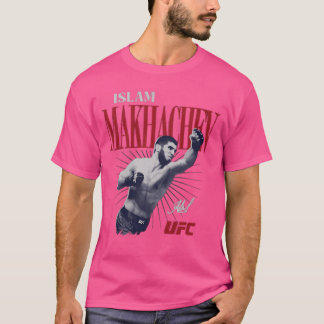 Camiseta Islam Makhachev estilo de mapa de bits retro