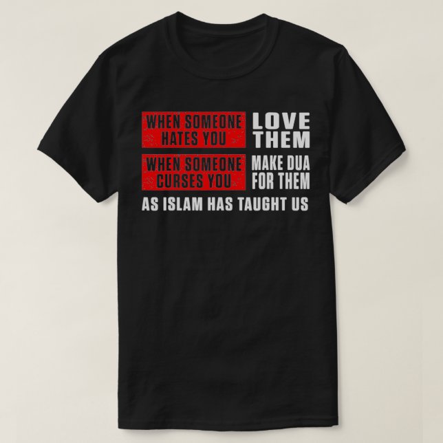 Camiseta Islam Muslim Dua Allah Alhamdulillah Religion Rama (Diseño del anverso)