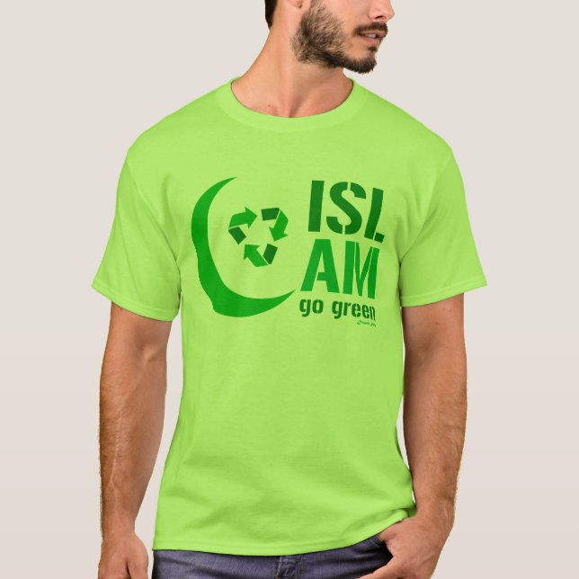 Camiseta Islam - va el verde (Anverso)