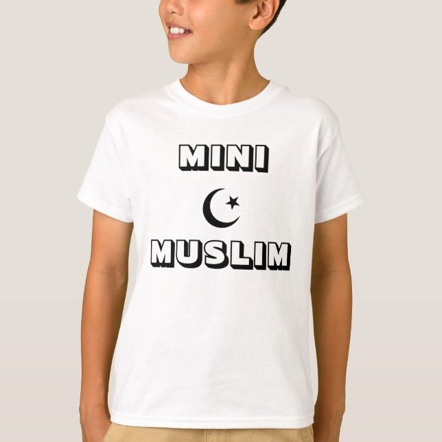 Camiseta islámica de los niños (Anverso)