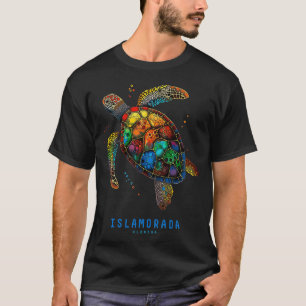 Camiseta Islamorada FL Vintage Florida Keys Sea Turtle Bebe