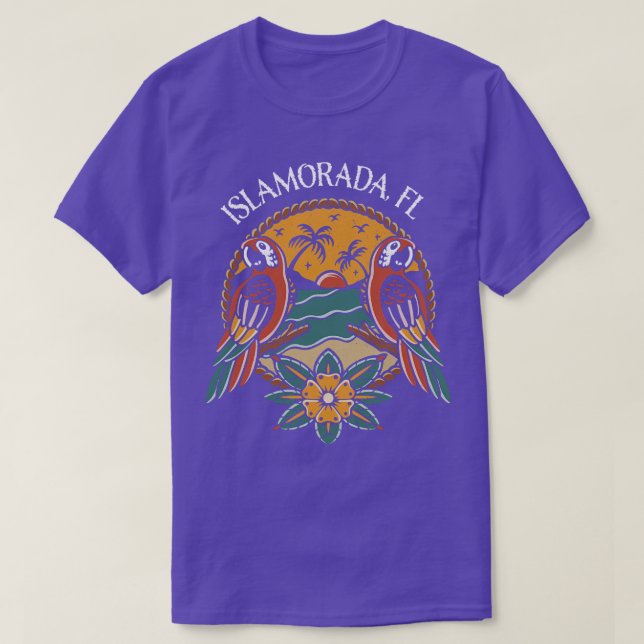 Camiseta Islamorada Florida Cayos de pesca (Diseño del anverso)