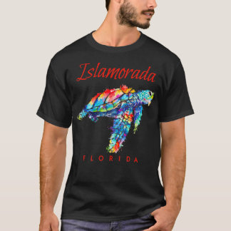 Camiseta Islamorada Florida Watercolor Sea Turbe