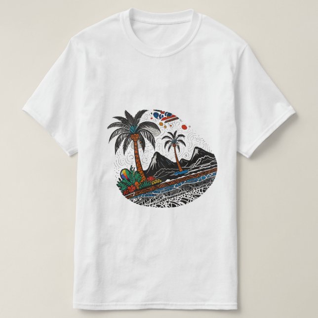 CAMISETA ISLAND (Diseño del anverso)