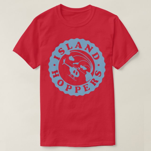 Camiseta Island Hoppers (Diseño del anverso)