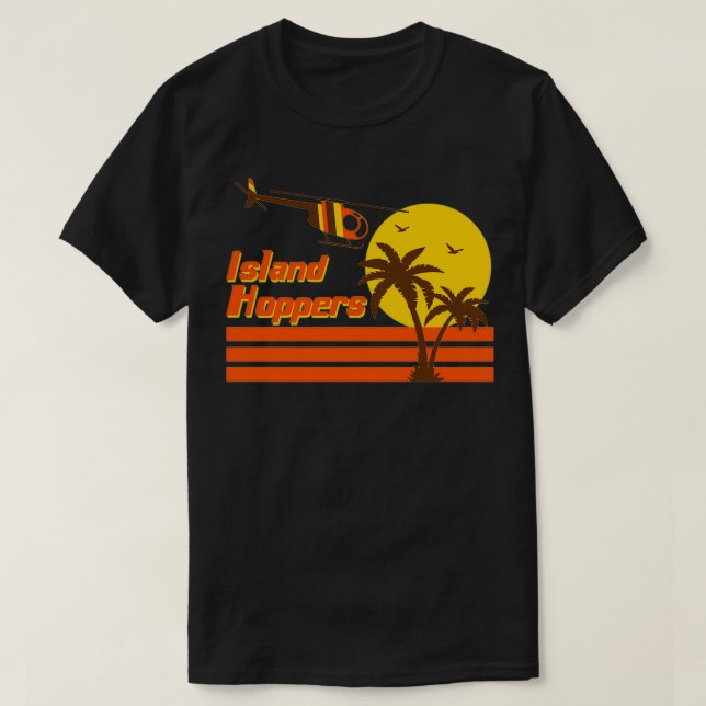 Camiseta Island Hoppers (Diseño del anverso)