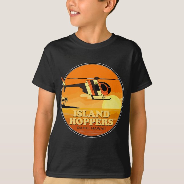 Camiseta Island Hoppers Classic 80's TV (Anverso)