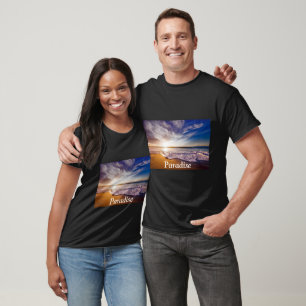 Camiseta Island Paradise Beach Sunset
