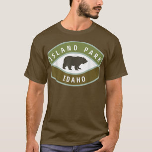 Camiseta Island Park Idaho Roaming Bear ID Souvenir Vacatio