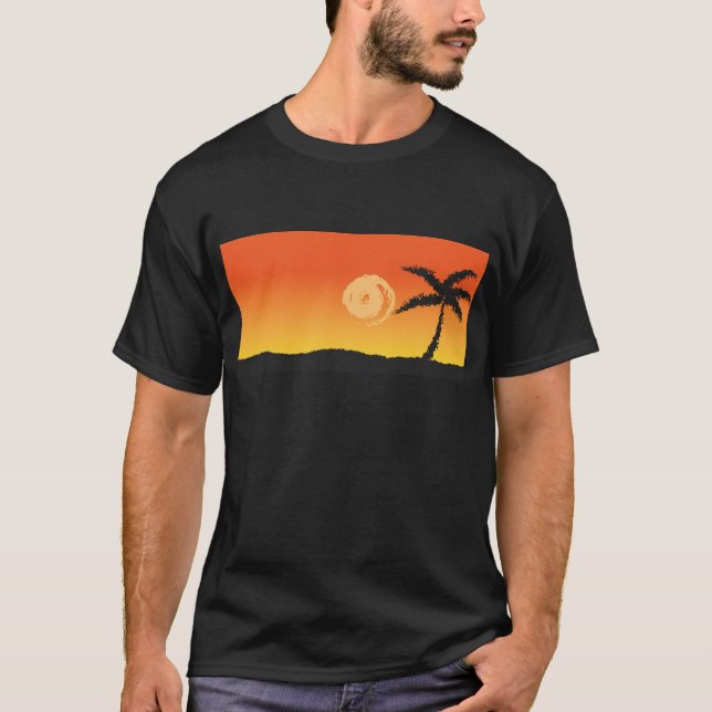 Camiseta Island Sunset (Anverso)