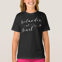 Islandés en Heart Tee Shirt, Islandia