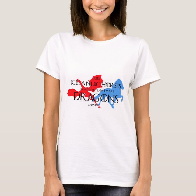 Camiseta islandesa del caballo (Anverso)