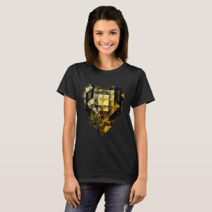 Camiseta Islandeses en Gait Golden Diamond Abstracto
