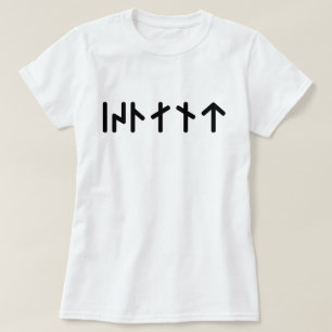 Camiseta Islandia ᛁᛋᛚᛅᚾᛏ ~ Runas Futhark Jóvenes
