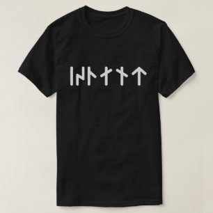Camiseta Islandia ᛁᛋᛚᛅᚾᛏ ~ Runas Futhark Jóvenes