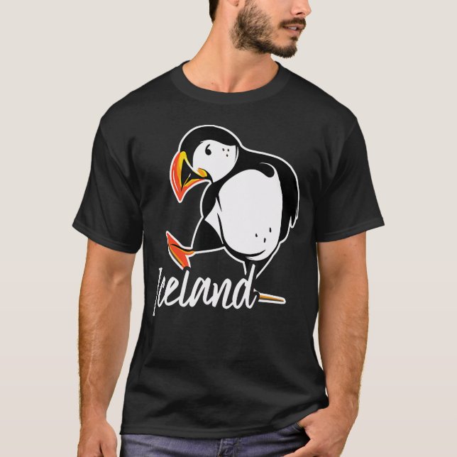 Camiseta Islandia Con Frailecillo (Anverso)
