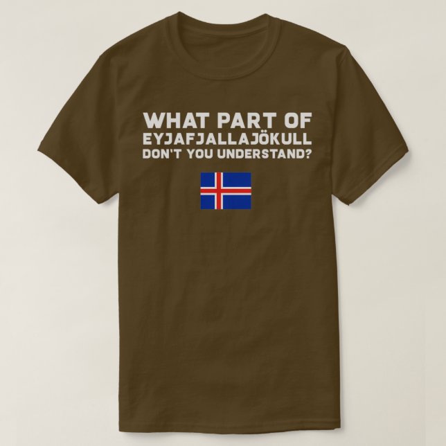 Camiseta Islandia divertida (Diseño del anverso)