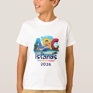 Camiseta Islas Abc Aru Bonaire Curacao Vacaciones de Crucer
