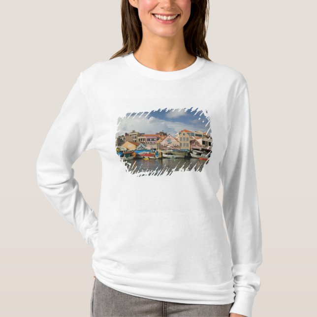 Camiseta Islas ABC, CURACAO, Willemstad: Punda, (Anverso)