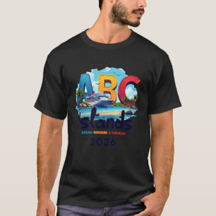 Camiseta Islas ABC Vacaciones en Crucero por Aruba Bonaire