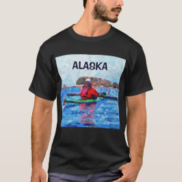 Camiseta Islas Alaska Barenoff Kayaking Painterly