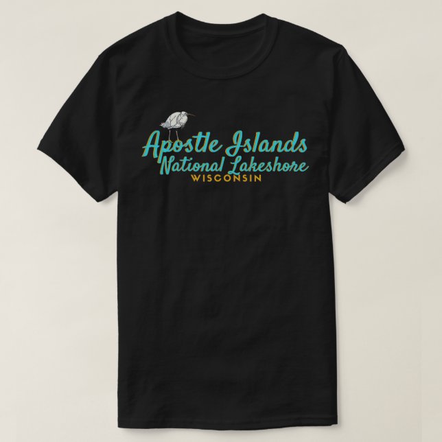 Camiseta Islas Apóstol Lakeshore Wisconsin (Diseño del anverso)