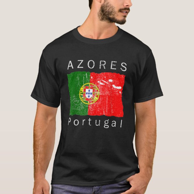 Camiseta Islas Azores Bandera portuguesa I Love Portugal 69 (Anverso)