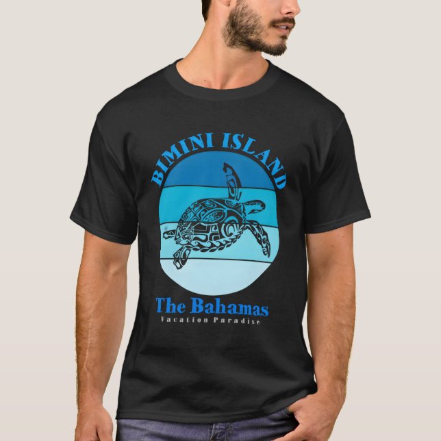 Camiseta Islas Bimini - Bahamas Océano (Anverso)