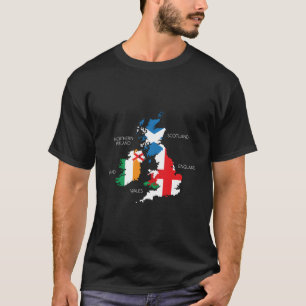 Camiseta Islas Británicas Irlanda Irlanda Escocia Gales Ing