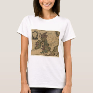 Camiseta Islas Britanniques, de Les mapa 1700's
