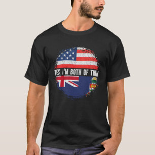 Camiseta Islas Caimán de los Estados Unidos mitad de Caimán