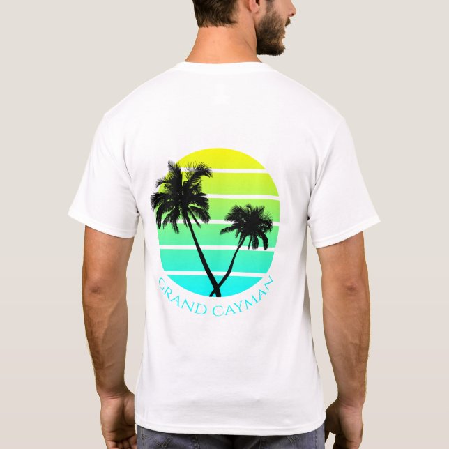 Camiseta Islas Caimán Retro (Reverso)