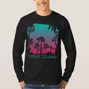 Camiseta Islas Caimán Vintage Retro