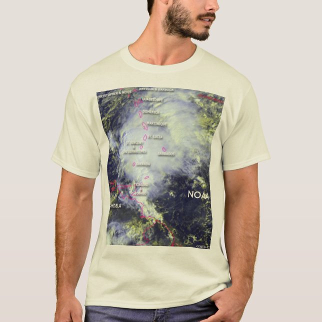Camiseta Islas caribeñas de NOAA (Anverso)