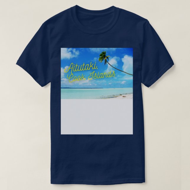 Camiseta Islas Cook de Aitutaki (Diseño del anverso)