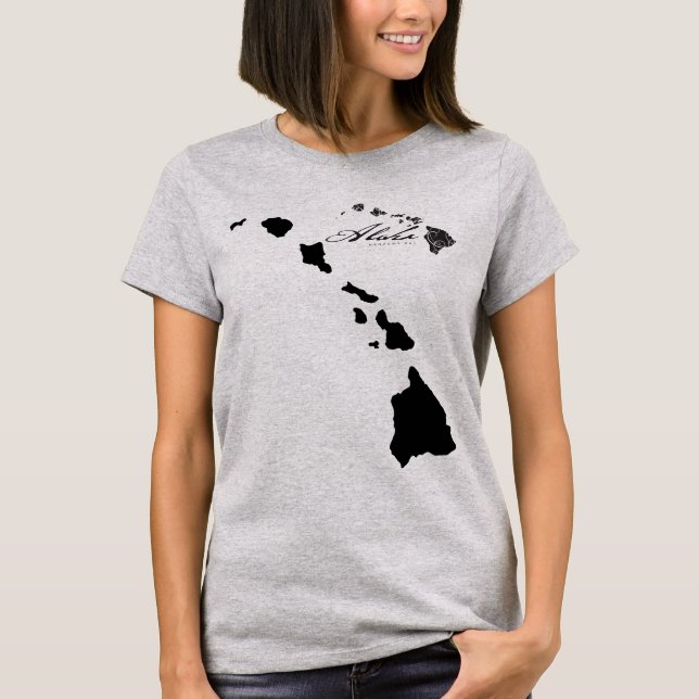 Camiseta Islas de Hawaii de la hawaiana (Anverso)