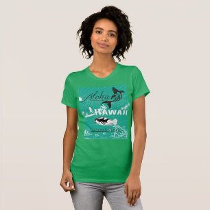 Camiseta Islas de Hawaii de la resaca