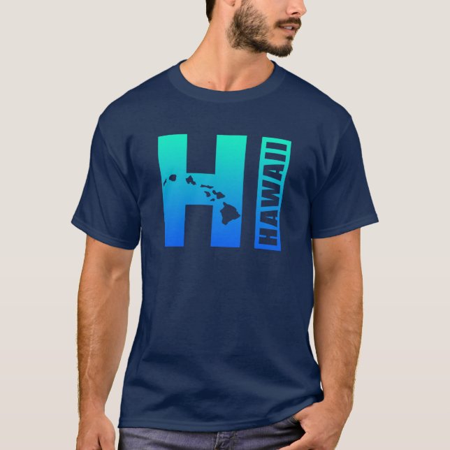 Camiseta Islas de Hawaii - HI (Anverso)