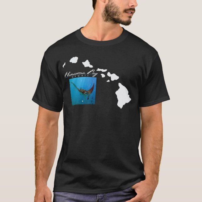 Camiseta Islas de Hawaii y rayo de Manta (Anverso)